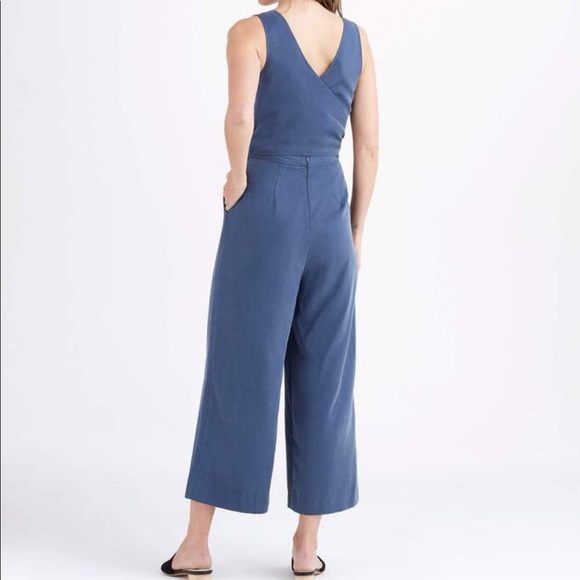 Vetta Capsule Apron Jumpsuit in Washed Black - Picture 13 of 16